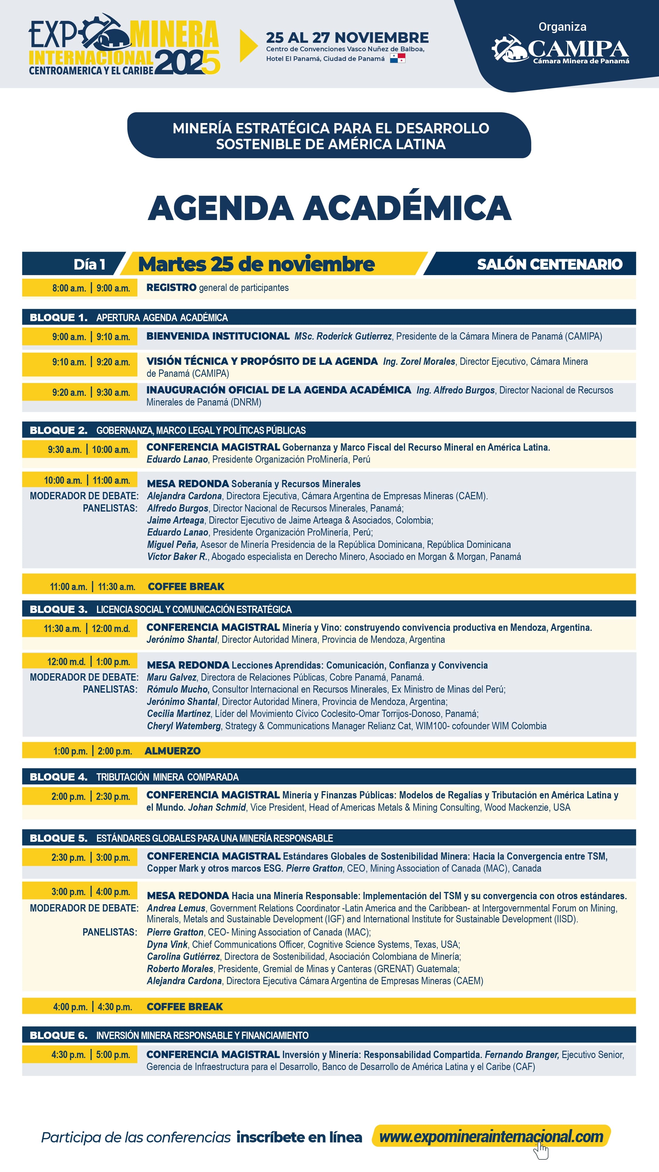 Agenda Académica Página 1