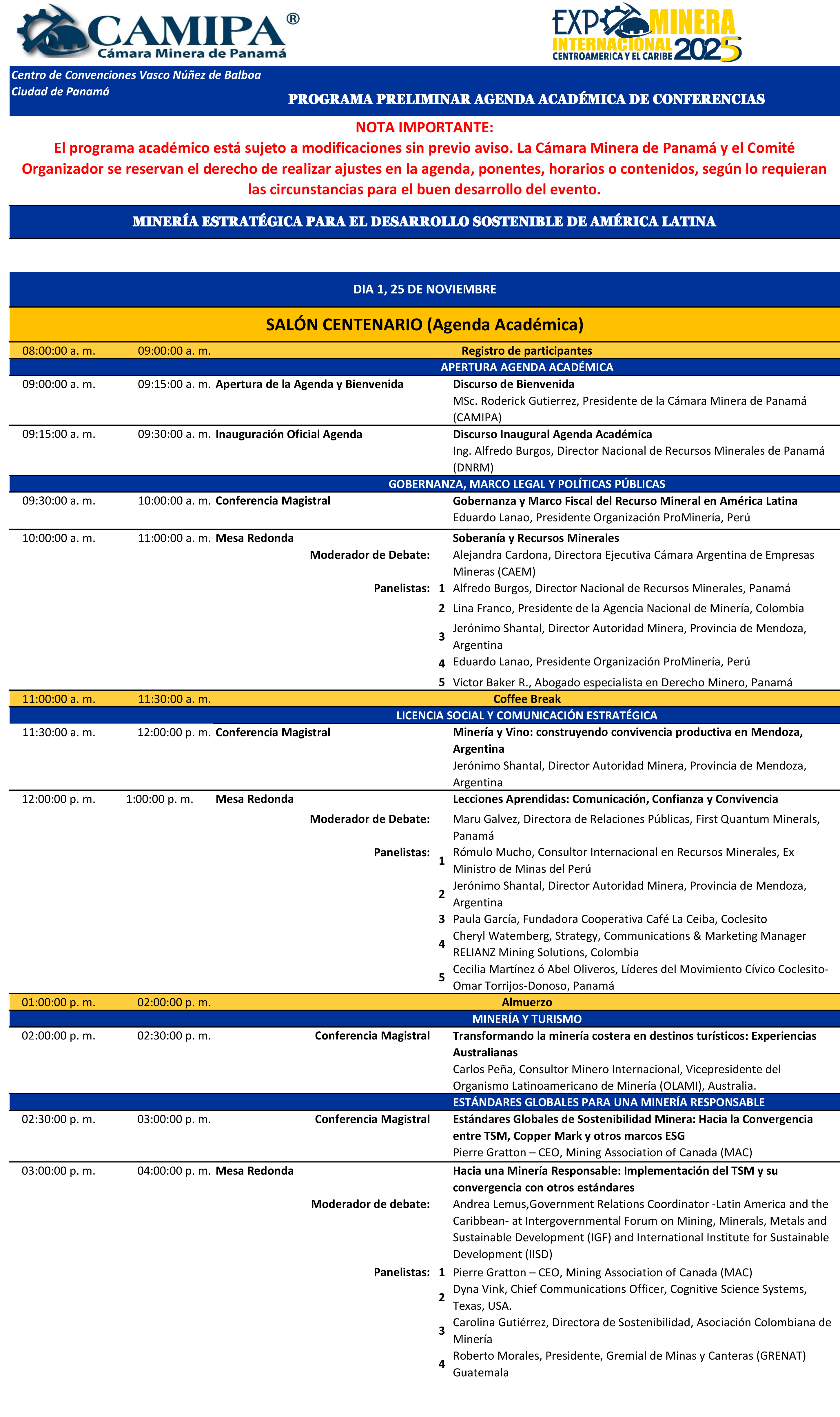 Agenda Académica Página 1