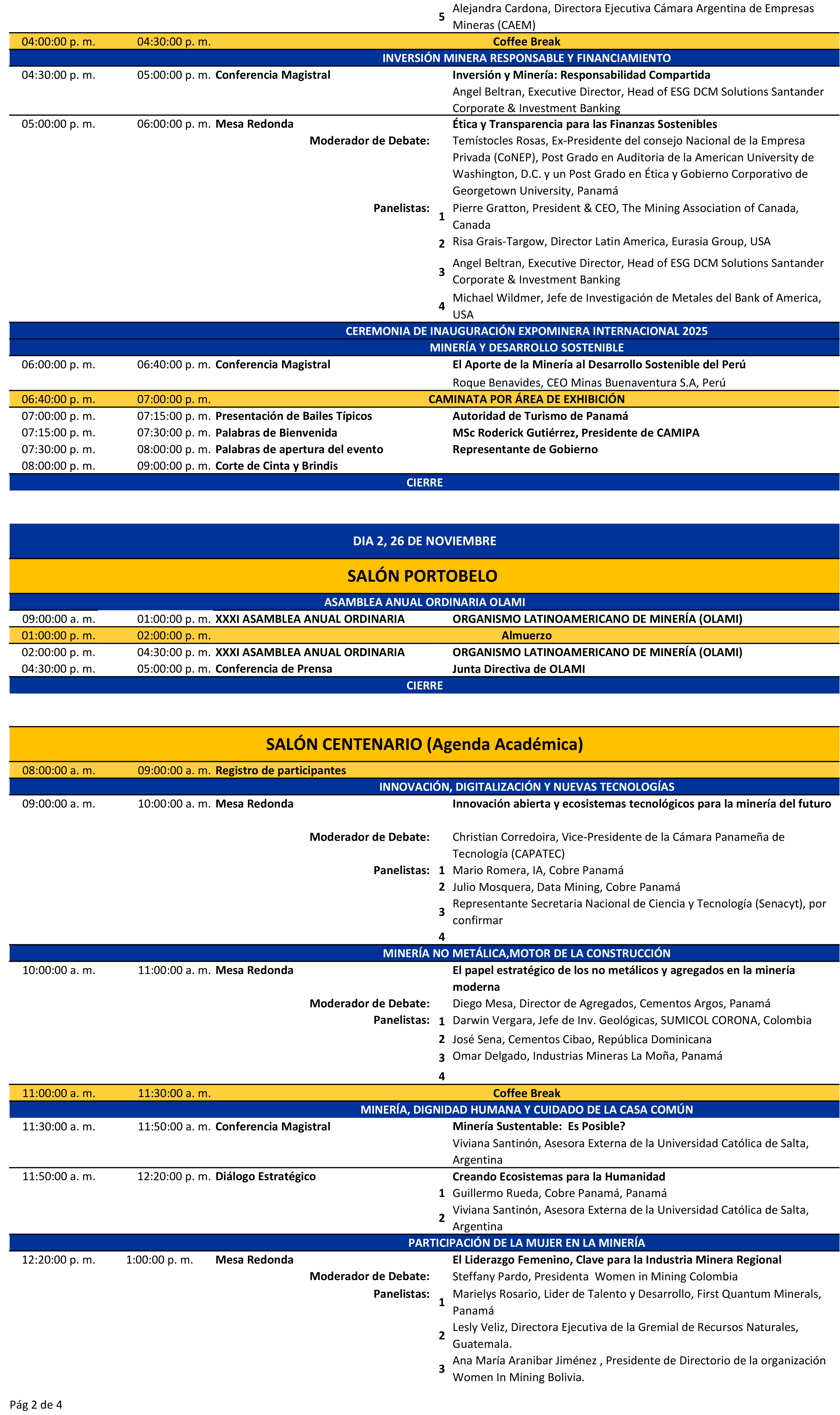 Agenda Académica Página 2